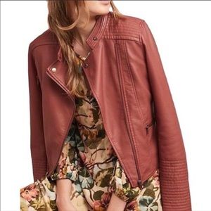 ETT TWA leather jacket by Anthropologie